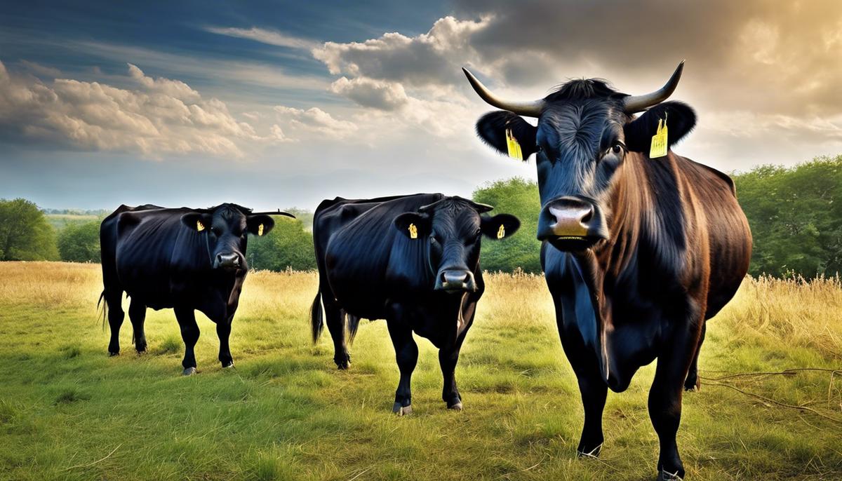 All about black angus cattle breeding